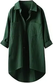 [Generic] T Shirts for Women Baggy Going Out Soft Outfits Clothes 2025 Shirts, Army Green, Small