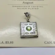 NOS Hallmark Keepsake August The Heart of Motherhood Green Swarovski Crystal