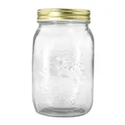 12x Glass Conserve Jars 1 Litre Kitchen Food Canning Storage Jelly Jam Jars and Lids