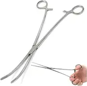 Panther Surgical 12 Inch Curved Stainless Steel Copping Crafting Sea Carp Fly Fish Remover Fishing Pliers Forceps
