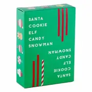Santa Cookie Elf Candy Snowman-Card Game