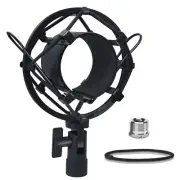 Universal Microphone Shock Mount, Mic Clip Holder Mount for Diameter 47mm-53m...