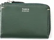 [TAKEO KIKUCHI] TKW-1090123-052 Green [Takeokichi] Yoke L-Shaped Zipper Coin Purse, Green, one Size