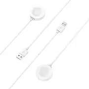 TenCloud Magnetic Charger intended for Huawei Watch GT 2 Pro Watch GT3 46mm 42mm, Watch GT Runner, Watch D (White+White)