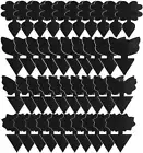HIDOSNG Black Sticky Traps, 100 PCS Sticky Fruit Fly and Plant Gnat Bug Traps, D