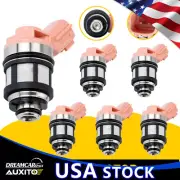 NEW 6PCS For QX4 Infiniti Nissan Pathfinder Quest Xterra 3.3L Fuel Flow Injector (for: Nissan)