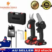 Thunder Tools 21V 4Inch Cordless BL Motor Electric Saw & Electric Pruning Shear