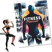 Workout Log Book,Exercise Habit Tracker Daily Journal | Detailed Exercise Training Wellness Tracker For Tracking, Progress