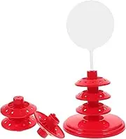 HOMOBABE Lollipop Holder Display Rack for Cake Pops Multi Functional Candy Storage Stand for Parties Weddings and Shops Stylish Red Design with Information Card