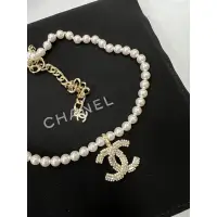 在飛比找蝦皮購物優惠-香奈兒Chanel22k方糖珍珠項鍊GD同款