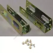 Lot10 Sets Mounting Rails,3.5" HD/Hard Disk Drive~5.25"Bay Case Mount$SHIP DISC