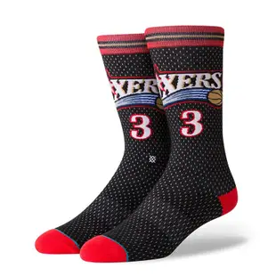 【STANCE】SIXERS 01 HWC SOCKS NBA 費城76人隊 男款 中筒襪 小腿襪 M545C18IVH