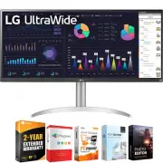 LG 34WQ650-W 34" 21:9 UltraWide Full HD IPS Monitor + 2 Year Protection Pack