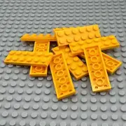 LEGO Plate - Bright Light Orange - 2 x 6 - QTY x10