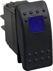 Open Trail Lighted Rocker Switch Blue