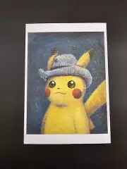 Pokémon Center × Van Gogh Museum: Pokémon Inspired by Paintings Pikachu Postcard