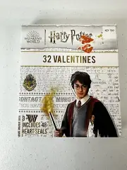Wizarding World Harry Potter 32 Valentines Day Cards & Envelopes, 48 Heart Seals