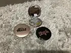 Personalized compact make up mirror