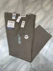 Dockers Straight Fit Easy Khaki Flat Front Wrinkle Resistant Pants NWT 36x34