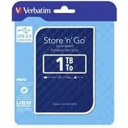 Verbatim 1TB 2.5' USB 3.0 Blue Store'n'Go HDD Grid Design