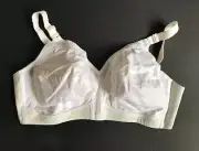 New Women's Playtex 20/27 18 Hour Classic Soft-Cup Bra (White 48C) NWT