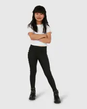 [Belle & Bloom] City Slicker Mini Coated Legging - Black 8