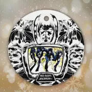 Christmas Ceramic Ornament 70s Jailbreak Thin Lizzy Phil LynottScott GorhamBrian