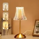 Table Lamp LED Metal Multicolor Touch Portable USB Modern Round Medium Novelty