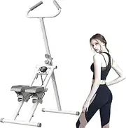 Stair Stepper Machine, Folding Vertical Cardio Exercise Climber Stair-Master for Exercise at Home Full Body Workout Machine with Handlebar 242LBS Load with Adjustable Step Range Handlebar & Pedals