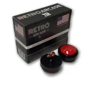 New, Arcade Game Dome Illuminated Button for arcade and crane machines Red