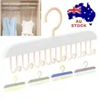 Belt Hanger Tie Tank Top Bra Scarf Hooks Rack for Closet Organizer with 8 Hooks