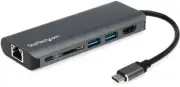 StarTech.com USB-C Multiport Adapter Travel Dock w/ 4K HDMI, USB Hub, SD Reader,