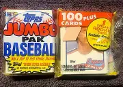 1989 Topps JUMBO HOBBY Pack Randy Johnson Rookie RC Show On Top Factory Sealed