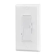 Stylish White LED Light Dimmer Switch for Seamless Integration with Any Decor
