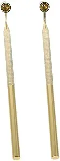 SHINEOFI 2pcs Fine Line Painting Pen - 0.5mm Fine Line Fluid Writer Paint Applicator - Fluid Writer Painting Pen for Scratch Stone Splitter