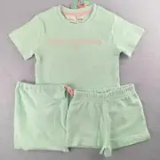 Peter Alexander Junior Pyjama Set Short Sleeve & Shorts Mint Size 2 & 5 New