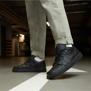 Nike Air Jordan 1 Low Triple Black 全黑 男女款 553558-093