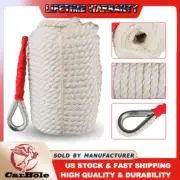 Twisted Nylon Anchor Rope 3/4"x200' Three Strand Marine Boat Dock Mooring Line