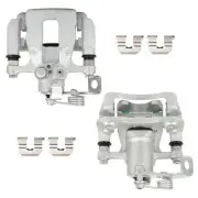2PCS Rear Brake Calipers w/ Bracket For Kia Rio 2012 2013 2014 2015 2016 17 NEW (for: Kia)