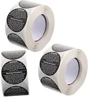 jojofuny 3 Rolls Candle Wick Stickers Handmade Aromatherapy Labels for Scented Candle Packaging Nonstick Adhesive Safety Labels for Home and Office Use
