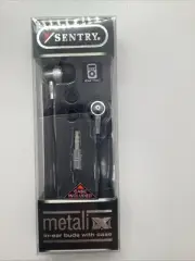 Metalix In Ear Buds with Case by Sentry Brand New