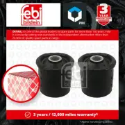 2x Bearing Set, axle beams Rear 01678 Febi 33319059301 Quality MULTIBUY SAVER