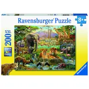 200pc Ravensburger Animals Of The Savanna Jigsaw Puzzle Game 49x36cm Kids 8y+