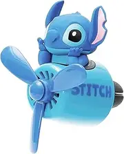 Cute Car Air Fresheners - Cartoon Pilot Automotive Diffuser, Rotating Propeller Automotive Air Outlet Fan Creative Car Perfume Decoration Accessories with 2 Fragrances
