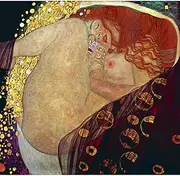 ARTICULOZY Danae by Klimt - 40x50 Inch Rolled Poster Wall Decor Art Print