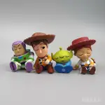 現貨 4款/套 玩具總動員 TOY STORY 衚迪翠絲巴斯光年外星人三眼仔Q版公仔人偶模型玩具手辦擺件娃娃孩子生日禮物