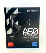 ASTRO Gaming A50 Wireless Headphones + Base Sation - Black Brand New
