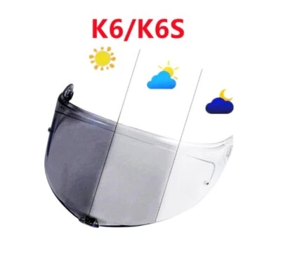 Visor For AGV K6 K6S Photochromatic Day Night Use