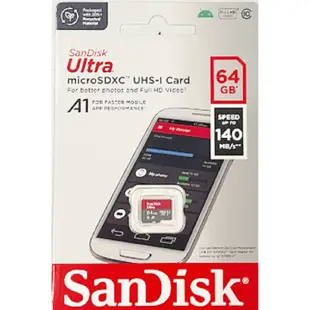 SanDisk 16G 32G 64G 64GB 128G microSD SDXC ultra UHS A1手機記憶卡