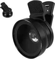 KOCKSHION -in-one Phone Camera Lens Kit Wide Angle Macro Lens Attachment Universal Compatibility Compact Design for Easy Travel